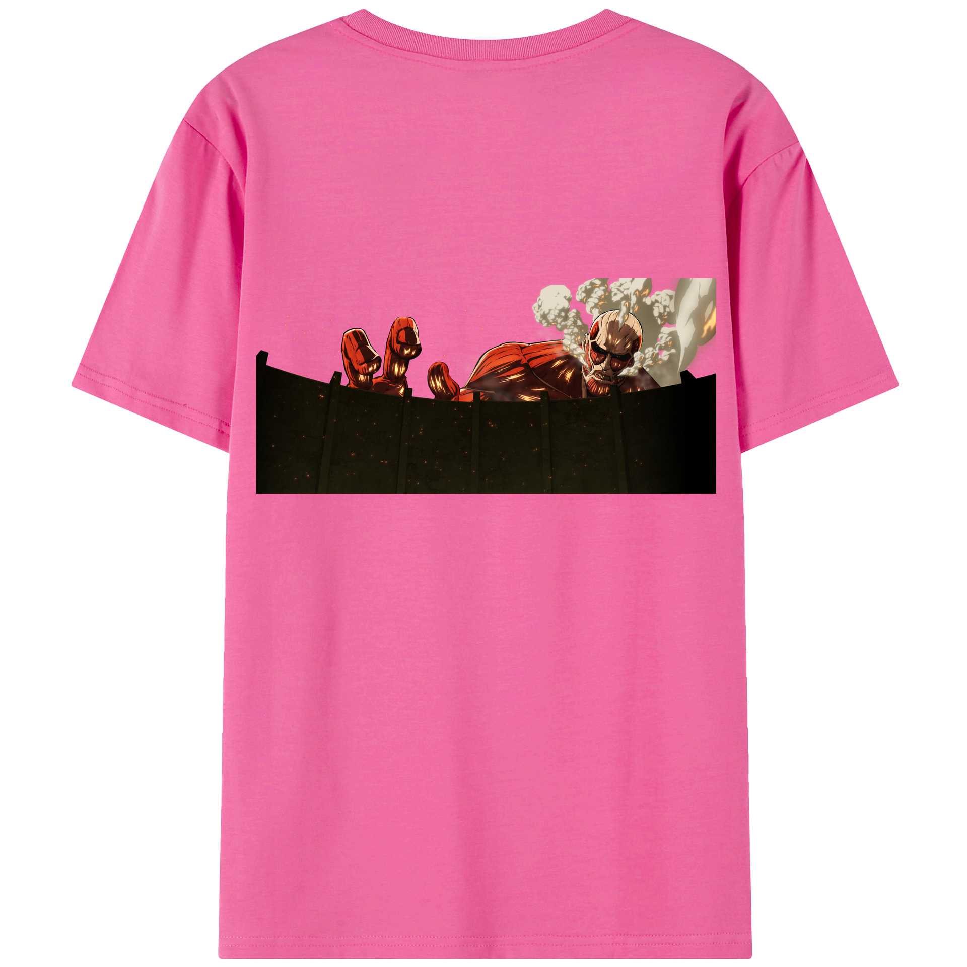 （画像用） 進撃の巨人 Attack on Titan レディース半袖Tシャツ(バックプリント)